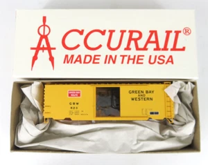 Accurail 3443 HO Scale 40' PS-1 Steel Boxcar GB&W Green Bay and Western #623 - Picture 1 of 2