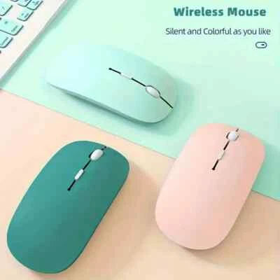 Biagji BJ-189 Wireless Office Mouse 2.4GHz + BT 4.0/5.0 Ergonomic Silent Mice US - Image 1 of 4