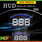 M6 Hud 3.5" Obd Ii 2 Speed Warning Gauge Fuel Consumption For Peugeot 4007
