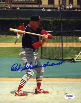Red Schoendienst Psa Dna Cert Autograph 8x10 Original Photo  Hand Signed - Image 1 of 2