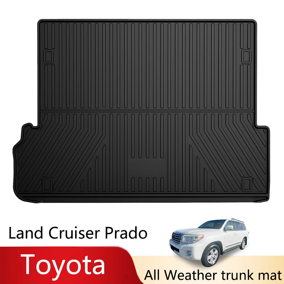 Rear Trunk Mat Cargo Liner All Weather TPO Rubber For Toyota Land Cruiser Prado Foto 1 de 4