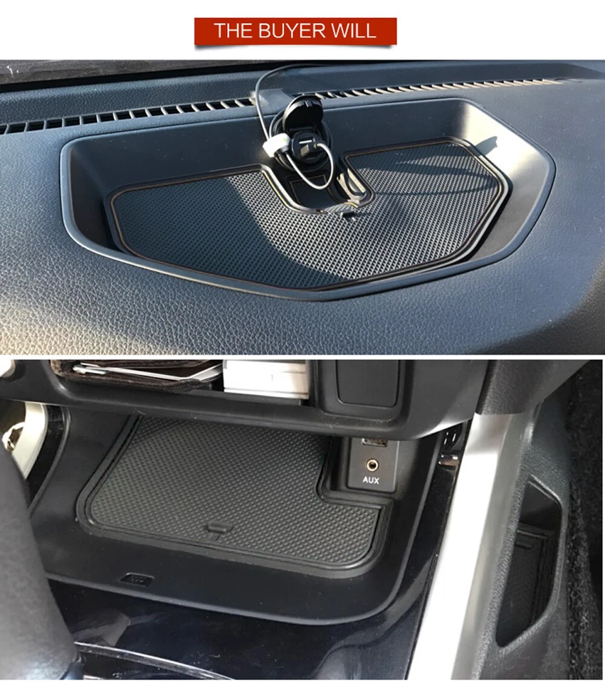 Rubber Non-slip Gate Slot Mat Cup Pads Accessories fit Nissan Navara NP300 D23 - image 1 of 1