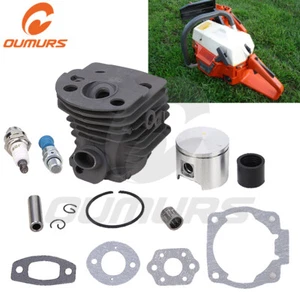 Kit de reconstrucción de pistón cilindro de aluminio de 46 mm para motosierra Husqvarna 51 55 Rancher - Imagen 1 de 12