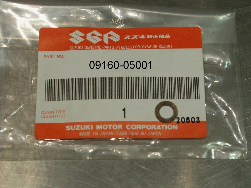 НОВАЯ ИЗ СТАРЫХ ЗАПАСОВ КОЛЕСНАЯ ШАЙБА SUZUKI 09160-05001 RV90 RV125 TC100 TS125 TS250 TS400 PE250 - Изображение 1 из 1