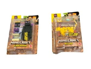 Figuras de acción Minecraft Comic Maker Enderman y Ocelot - Mattel 2018 - Imagen 1 de 7