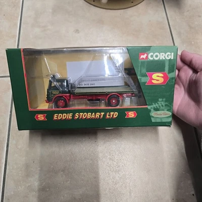 CORGI CLASSICS 1:50 BEDFORD TK PLATFORM LORRY - EDDIE STOBART 23203 - Image 1 of 3