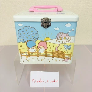 Sanrio Little Twin Stars Tin Case 2002 Kiki Lala House Sun Kawaii Character Rare - Picture 1 of 24