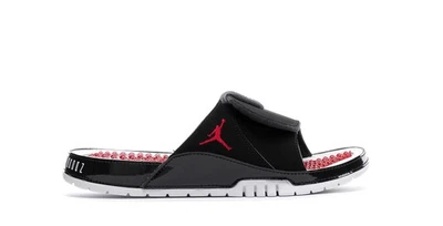 Hombre Jordan Hydro XI Retro Slides Negro/Blanco-Gimnasio Rojo FN2452 006 NUEVO Foto 1 de 4