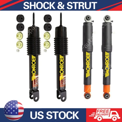 Front Rear Monroe Shocks Struts Fits Chevrolet Tahoe 4WD 4.8L 2000 - Image 1 of 4