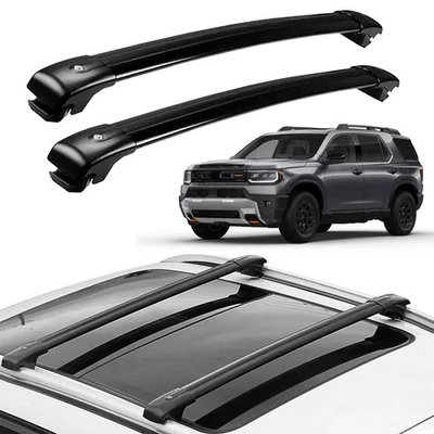 Roof Rack Cross Bars for Honda passport 2025 Lockable Aluminum Rails - Image 1 of 4