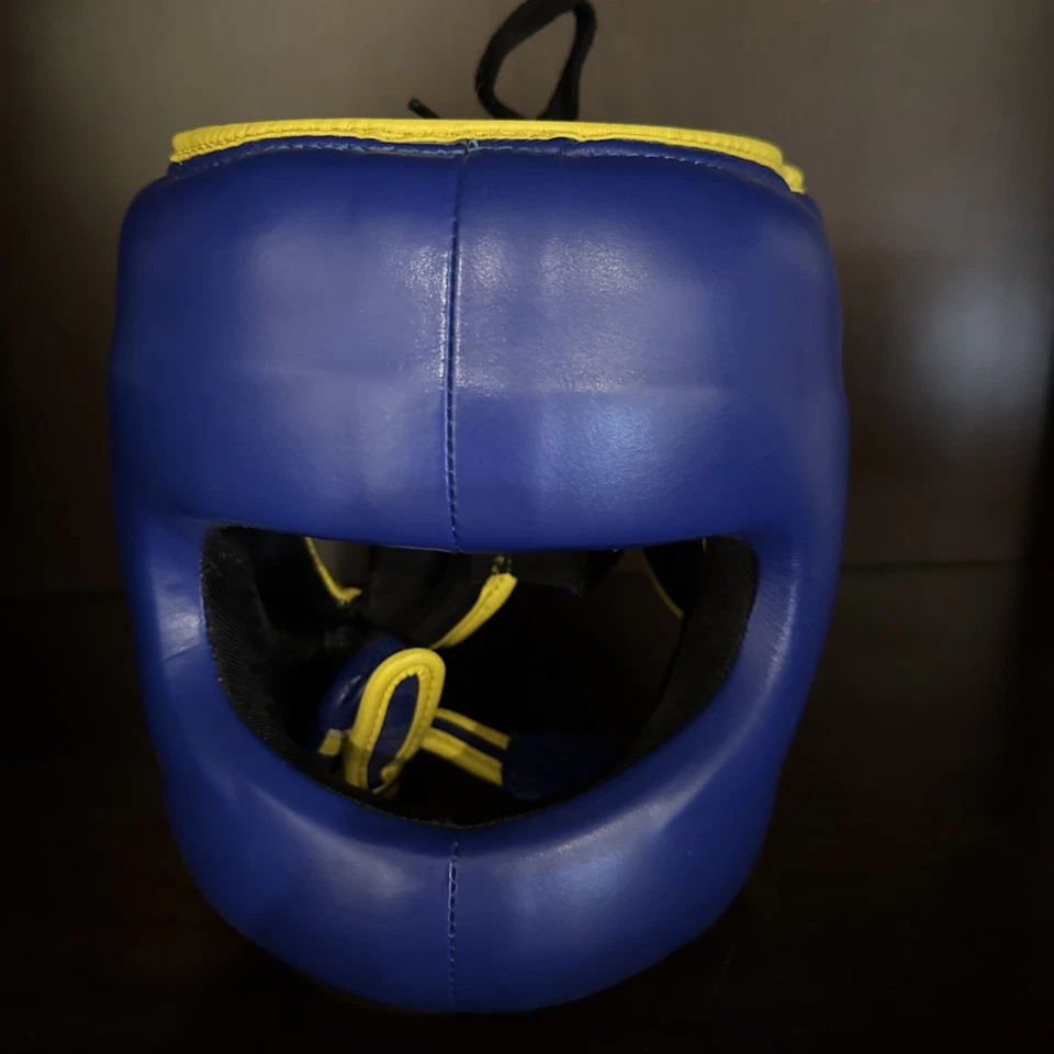 Ringside Deluxe Full Face Saver DFSH MMA Boxing Sparring Headgear Head Gear - Image 1 of 4