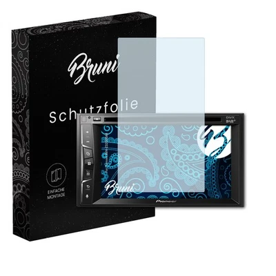 Bruni 2x Folie für Pioneer AVH-Z3200DAB Schutzfolie Displayschutzfolie - Bild 1 von 4