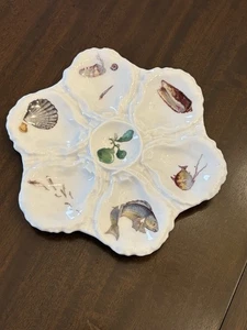 Haviland & Co Oyster Plate for Tice & Huntington Cincinnati - Picture 1 of 8