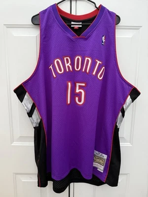 Camiseta deportiva Mitchell & Ness NBA Toronto Raptors Vince Carter 3XL púrpura Swingman Foto 1 de 4