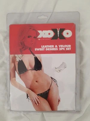 BNIP Vintage Allure Leather XOXO Leather & Velour Sweet Desires Set One Size  - Image 1 of 4