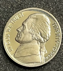 1990 S JEFFERSON *PROOF* NICKEL **FREE SHIPPING** - Picture 1 of 1