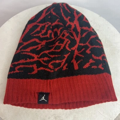 AIR JORDAN JUMPMAN LOGO GORRO/CRÁNEO/GORRA ESQUÍ, TALLA ÚNICA, DISEÑO ROJO Y NEGRO Foto 1 de 4