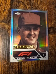 Topps Chrome Formula 1 2023 Refractor Michael Schumacher F1 Legend #199 - Picture 1 of 2