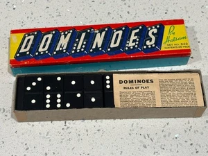 Vintage Set of 28 Dominoes by Halsam Complete - Picture 1 of 4