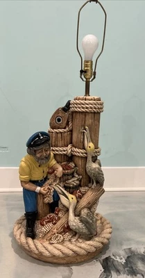 Lâmpada vintage 1998 Costa Oeste Náutica Capitão do Mar ÓTIMO DETALHE! EXCELENTE! - Imagem 1 de 4