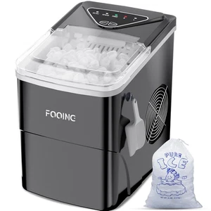 Machine Countertop Ice Machine, Self-Cleaning Ice Maker, 9 Cubes Ready in 6 Min - Picture 1 of 6
