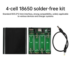 5V 16V UPS Liion Battery 4X18650 Uninterruptible Power Bank Box DIY for Router - Photo 1 sur 24