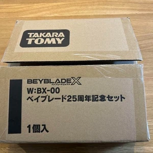 New TAKARA TOMY BEYBLADE X BX-00 Beyblade 25th Anniversary Complete Set - Picture 1 of 4