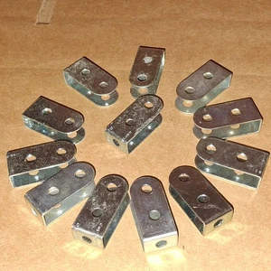 12 X #102 TIRA DE ZINC MECCANO DOBLADA ÚNICA (PRINCIPALMENTE ESTAMPADA "MMIE") - Imagen 1 de 1