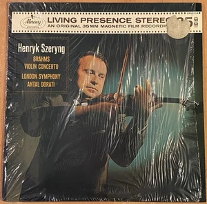 Henryk Szeryng Brahms Violin Concerto in D Mercury Living Presence SR90308 M4/M5 - Picture 1 of 6