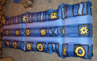 stabile Retro Sitz- und Liege Luftmatratze 3 Kammern, 190  x 70 cm, Dicht - Bild 1 von 3