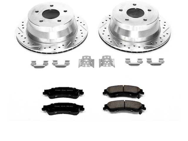 Kit de pastillas de freno trasero y rotor 55KSZX78 para Jimmy Sonoma 1997 1998 1999 2000 2001 Foto 1 de 1