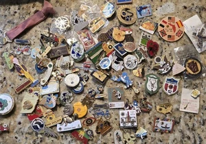 Lotto spille frizione miste anni 90 Lion's Club State 90+ spille PA. N.Y. OH. O - Foto 1 di 8