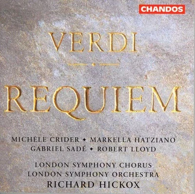 Soloists:Lso:Lsc Verdi: Requiem - Crider / Hatziano / Sade / Lloyd, / LSC  (CD) - Image 1 of 2