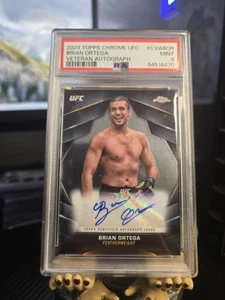 2024 Topps Chrome UFC Chrome Veteran Autographs Brian Ortega #Cva-Bor - Picture 1 of 2