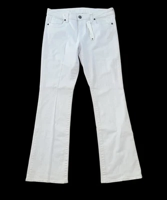 KUT from the Kloth Natalie High Rise Bootcut Jeans White Size 12 NWT - Image 1 of 4