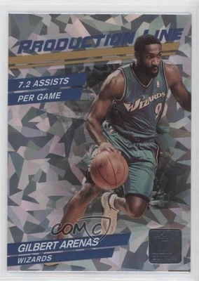 Línea de producción Donruss 2010-11 hielo agrietado Gilbert Arenas #49 Foto 1 de 2
