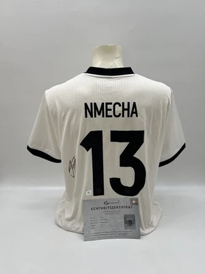 DFB Trikot Felix Nmecha signiert Autogramm Adidas COA XL - Bild 1 von 4