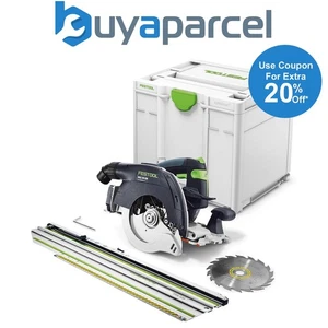Festool 577232 18V Circular Saw HKC 55 EB-Basic + Cross-Cutting Guide Rail + Bag - Picture 1 of 15