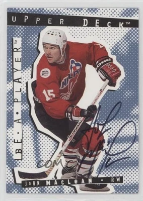 1994-95 Upper Deck Be a Player Signatures John MacLean #134 automático - Imagem 1 de 2