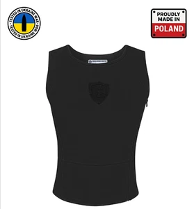 Bulletproof Inner Protective Vest T-shirt Concealable Hidden  - Black | NIJ IIIA - Picture 1 of 16