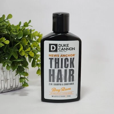 Duke Cannon Thick Hair 2 in 1 Shampoo & Conditioner Bay Rum 10 fl oz / 295 mL - Image 1 of 2