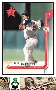 2001 Leaf Rookies & Stars #45 Pedro Martinez - Boston Red Sox - Picture 1 of 2