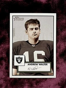 Andrew Walter 1952 Topps Heritage RC #14 MINT Facsimile Auto Raiders Jersey ASU - Picture 1 of 4