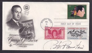 Pete Fountain, American Jazz Clarinetist, band leader signed George Gershwin FDC - Picture 1 of 1