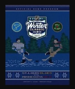 2022 WINTER CLASSIC OFFICIAL GAME PROGRAM MINNESOTA WILD VS. ST. LOUIS BLUES - Picture 1 of 2