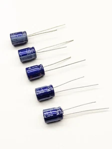 20 piezas. Condensador 2,2uF/160V 85° electrolítico radial Matsushita Panasonic - Imagen 1 de 2