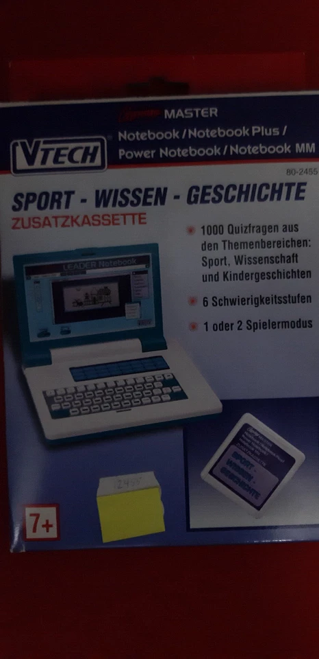 Vtech Genius Master Power Notebook,Master Notebook MM Diktat Sport - Bild 1 von 1