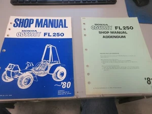 1980 Honda FL250 FL 250 Factory Shop Manual ODYSSEY 6295001 OEM SW33E - Picture 1 of 10