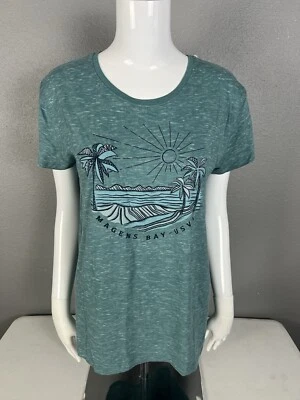 Camiseta para mujer GEAR FOR SPORTS talla mediana (Magens Bay USVI) NUEVA CON ETIQUETAS verde  Foto 1 de 4
