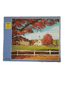Rainbow Works 500pc Puzzle 15.5"x18" Sealed "Sunday In Autumn" - Picture 1 of 2